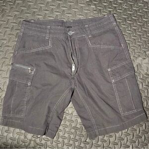 Men's Dark Gray Cargo Shorts